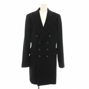 ダブルブレストコート ブラック 220954 YHN07