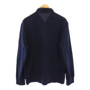 TOMMY HILFIGER スタンドカラージャケット アウター ショート丈 切替 ロゴ XL 紺 ネイビー /BB