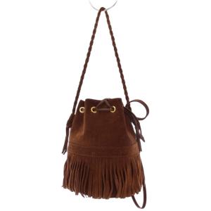 J&M DAVIDSON カーニバル スエード ショルダーバッグ 2WAY ブラウン