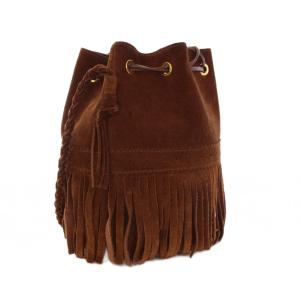 J&M DAVIDSON カーニバル スエード ショルダーバッグ 2WAY ブラウン