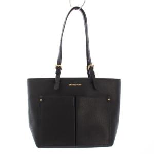 JET SET TRAVEL トートバッグ ショルダーバッグ レザー 黒 /TK