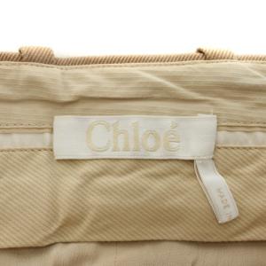 Chloe ワイドパンツ ウール 36 ベージュ /AN27