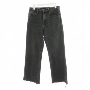 DENIM X alexanderwang デニムパンツ ジーンズ ジーパン Gパン 25 黒 ブラック