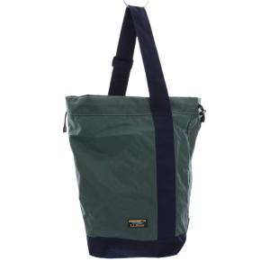 ライトウェイト シリンダー トート ウィズポケット トートバッグ ナイロン グリーン ネイビー 515290