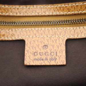 GUCCI バンブー GGキャンバス ハンドバッグ ベージュ ブラウン 124293