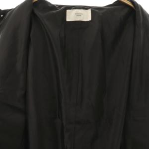 ABAHOUSE ボアコート アウター ノーカラー ネイビー /CX