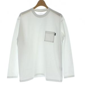 ロングスリーブエアリーリラックスティー Tシャツ 長袖 S 白 ホワイト NT12341 /AP