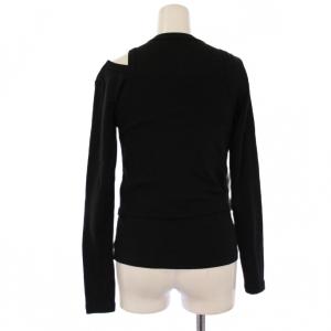 HYKE 25FW LAYERED LONG?SLV TEE カットソー 長袖 ドッキング 1 黒 12423 /BM