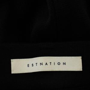 ESTNATION ニットパンツ テーパード パンツ M 黒 ブラック /G