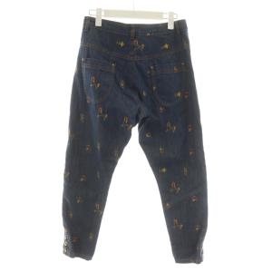 franche lippée デニムパンツ ジーンズ ジーパン Gパン 刺繍 M 紺 ネイビー 6140240 /AN10
