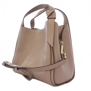kate spade new york 24AW ノット ミディアム クロスボディバッグ トートバッグ ショルダーバッグ 2way レザー グレージュ