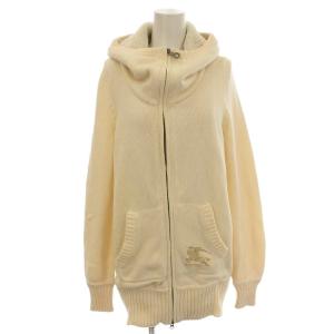 ニット パーカー 裏ボア ジップアップ 38 アイボリー E1N05-154-02 /G
