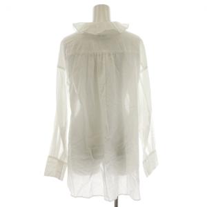 Shinzone LEE別注 RUFFLED BL シャツ ブラウス 長袖 36 白 ホワイト 23AMSBL14 /AN56