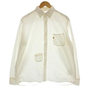 180番三子の908オーシャン ボタンダウンシャツ 長袖 シャツ L相当 白 ホワイト 5013090