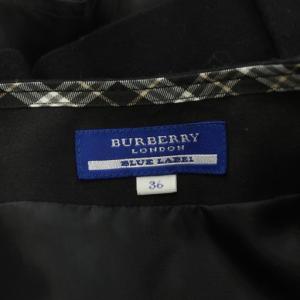 プリーツスカート ミニ丈 ロゴ 刺繍 36 黒 ブラック FXF46-812-09