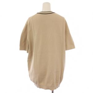 Theory 23SS VISP GORIS TEE ニット セーター 半袖 クルーネック 無地 L ベージュ /BB