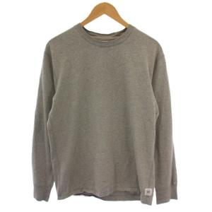Tシャツ カットソー 長袖 クルーネック S/P グレー /BM