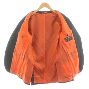 Neil Barrett SLIM FIT テーラードジャケット ブレザー アーム切替 中綿 ウール 46 黒 ブラック PBGI266C-C2209