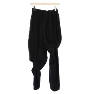 nagonstans 24AW ANGLE KNOT PANTS イージーパンツ 変形 M 黒 470HA831-0890 /KH