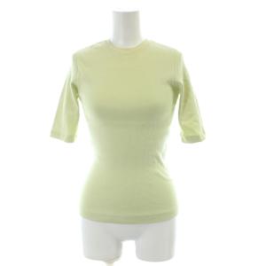 カットソー 半袖 0 黄緑 イエローグリーン /AP