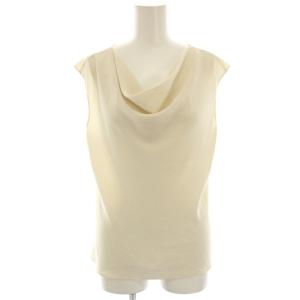 タグ付き 24SS POWDER CREPE SS COWL TOP ブラウス シャツ プルオーバー ノースリーブ