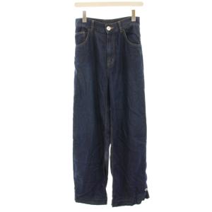 25SS MANYWAYフォルムチェンジデニムパンツ ジーンズ ワイド サイドジップ カットオフ 38