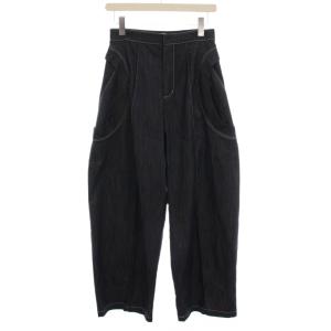 25SS HOLE DETAIL COCOON PT 38 ネイビー