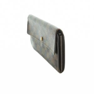 LOUIS VUITTON ポルトフォイユ サラ 長財布 小銭入れ フラップ ブラウン N61734 /MI OH