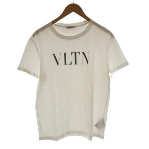 Tシャツ カットソー ロゴ 半袖 S 白 ホワイト QV3MG10V3LE /AN75