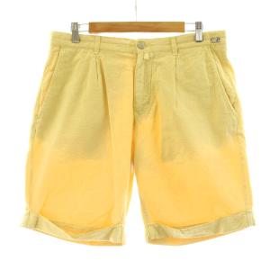 バミューダショーツ ハーフパンツ ショートパンツ ジップフライ 32 黄 イエロー 0186S TR0019