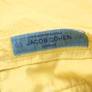 JACOB COHEN バミューダショーツ ハーフパンツ ショートパンツ ジップフライ 32 黄 イエロー 0186S TR0019