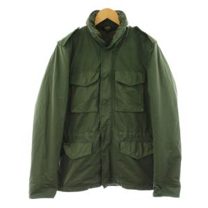 M-65フィールドジャケット ブルゾン 中綿ライナー ジップアップ S 緑 グリーン 4I24 1024