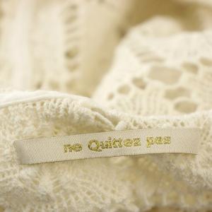 NE QUITTEZ PAS! レース パーカー プルオーバー 七分袖 F 白 ホワイト 010101137 /G