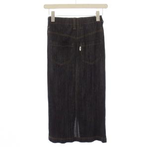 PLEATS PLEASE ISSEY MIYAKE イッセイミヤケ タイトスカート デニム転写 1 グレー PP75JG022