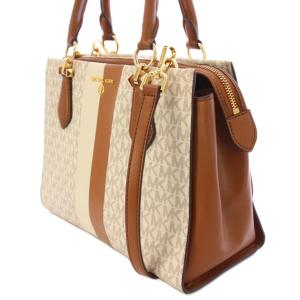 MICHAEL KORS Marilyn マリリン ミディアムサッチェルバッグ 2WAY ハンドバッグ ショルダーバッグ ロゴ PVC