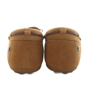 UGG australia モカシン リボン レザー 23.0cm 茶 ブラウン 1107965 /AN17