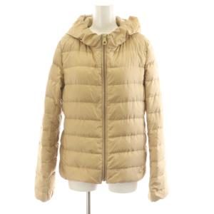 ダウンジャケット フード アウター 40 ベージュ E1F10-120-40 /AN62