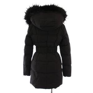 GYDA 24AW GYGYベルト付きロングダウンコート アウター ジップアップ フェイクファー ワンカラー F