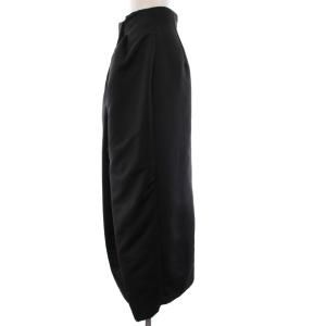 SEA HEAVY SATIN ORIGAMI SKIRT 1 ブラック 110722301