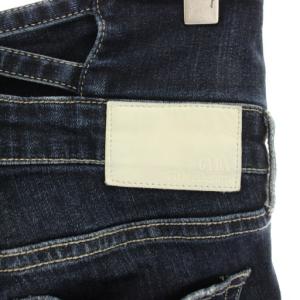 GYDA 25AW ハイウエストウエストクロススキニーデニムパンツ ジーンズ ウォッシュ加工 S インディゴ 072542418301