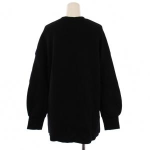 theory luxe 20AW スウェット トレーナー プルオーバー 長袖 ウール 38 黒 03-0301007 /BM