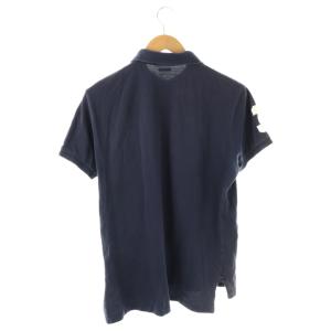 POLO RALPH LAUREN ポロシャツ 半袖 刺繍 コットン M 紺 /NR OS