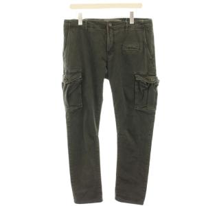 カーゴパンツ デニムパンツ ジーンズ USED加工 33 グレー 4392 /HN