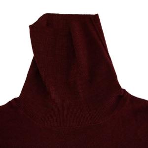 BEAMS F セーター ニット タートルネック 長袖 50 ボルドー 21-15-0584-872 /YM