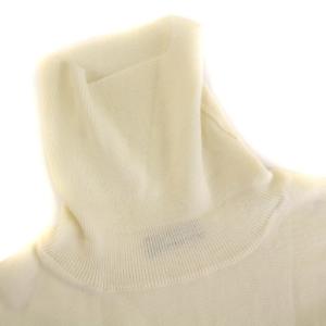 BEAMS F セーター ニット タートルネック 長袖 50 ホワイト 21-15-0584-872 /YM