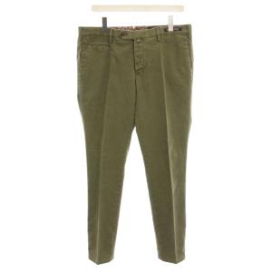 ビームスエフ BEAMS F SUPERSLIM FIT パンツ ストレッチ 52 カーキ /YM