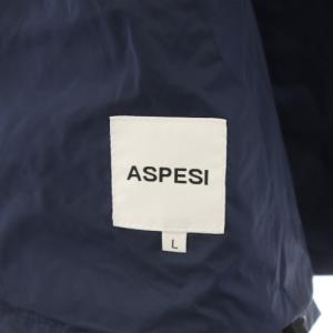 ASPESI パッカブルナイロンブルゾン MINIFIELD VENTO L ネイビー 1117/7954