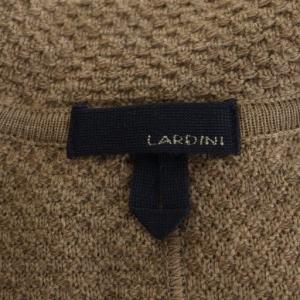 LARDINI JLLJM19 テーラードジャケット ニット M ベージュ