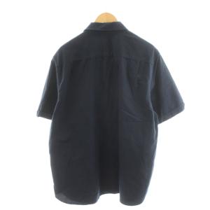 FRED PERRY シャツ 半袖 ロゴ 刺繍 コットン XXL 黒 ブラック /AN13