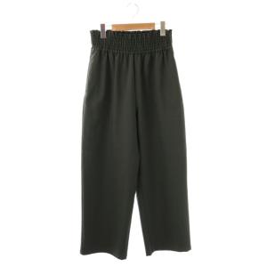 24AW ウールライクストレッチワイドパンツ イージー 38 グレー /NR